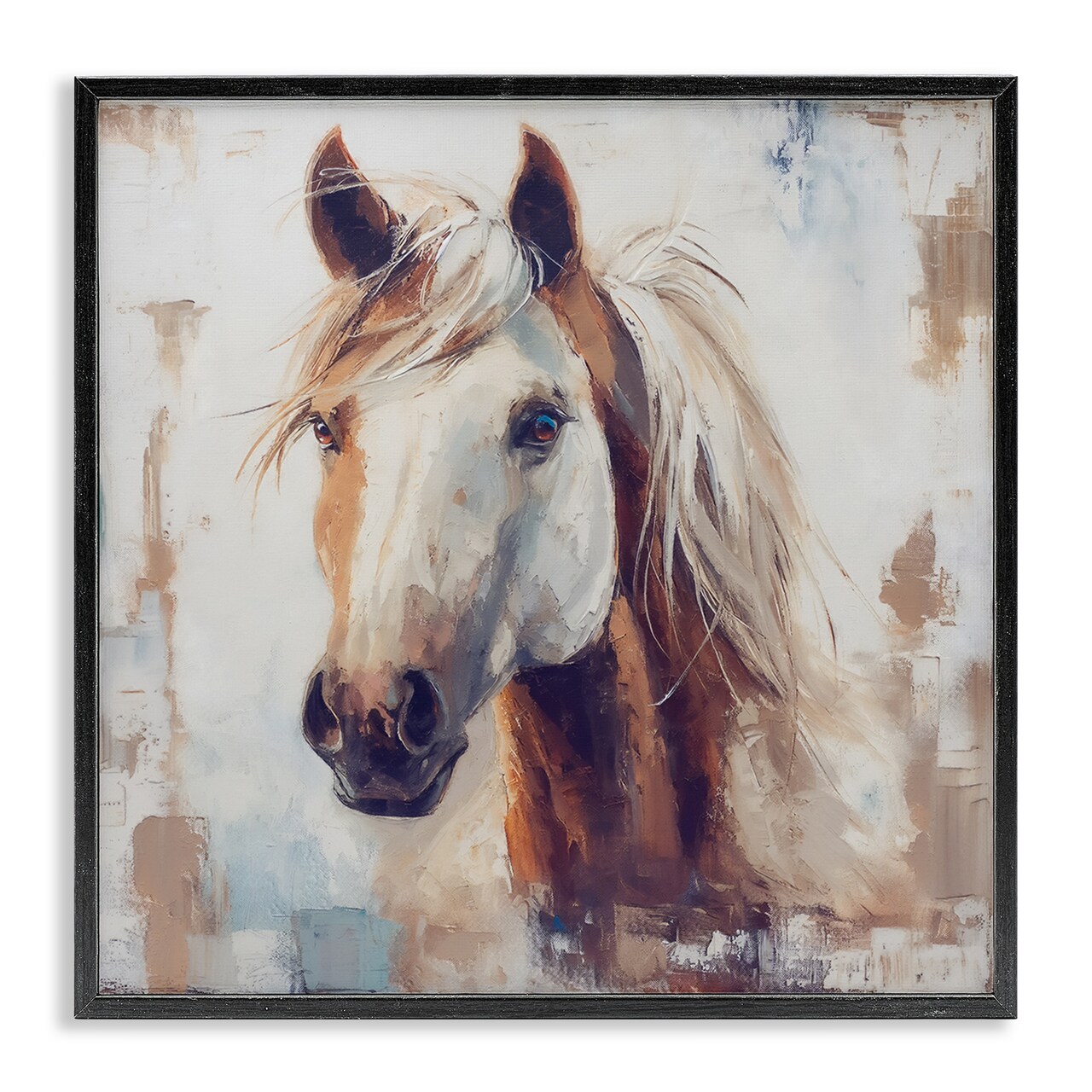 Stupell Industries Rustic Horse Impression Framed Giclee Wall Art Design by Steve Huntziker